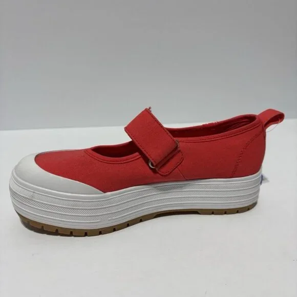 Keds Women’s Mary Jane Shoes Red, Size 6 M - Picture 2 of 5